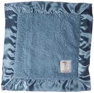 blue Little Giraffe baby blanket square