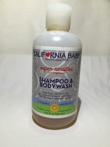 California Baby Super Sensitive Shampoo and Body Wash 8.5 ounce bottle