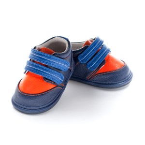 Jack and Lily blue and orange shoes