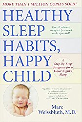Healthy Sleep Habits Happy Child by Marc Weissbluth cover with image of sleeping infant