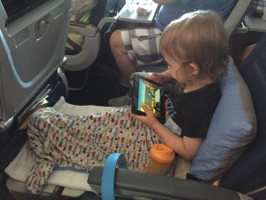 Two year old using a JetKids BedBox