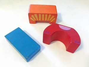 Dings on Haba zippity zoo wooden blocks after years of use