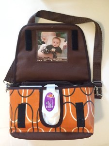 Reese Li changing clutch bag purse shown open