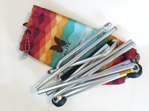 Alite Mayfly chair aluminum frame poles and stuff sack