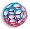 Oball toy with pink purple and blue