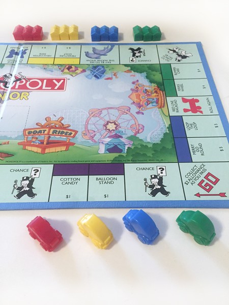 Monopoly Jr carnival theme property game for kids