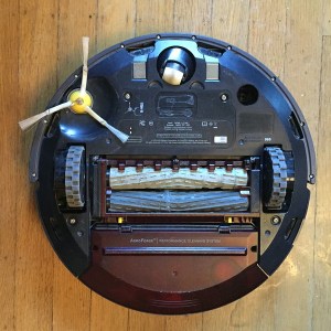 Roomba robotic vacuum underside