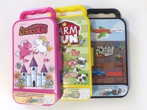 Amscan coloring activity kit case with markers sticker and coloring sheets
