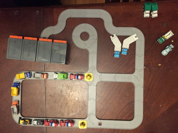 Driven pocket series road layout
