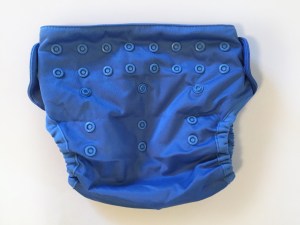 Flip Diaper cover with all snaps undone