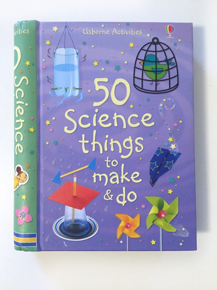 50 Science Things to Make and Do by Usborne books kid science projects everyday things