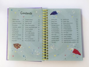Table of contents from 50 Science Things to Make and Do