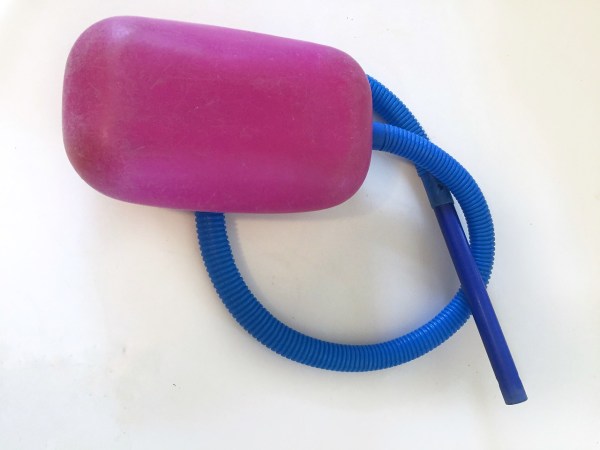 Stomp rocket jr launcher pink with blue hose