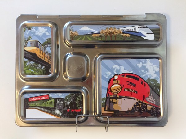 Planetbox rover lunch box used to store tiny toys