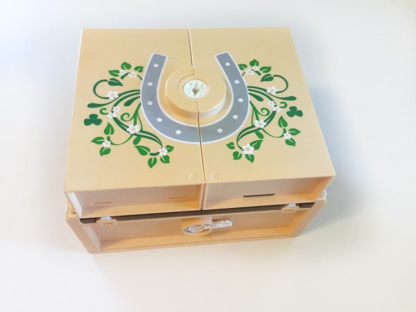 Playmobil my secret box play set horse stable folded up