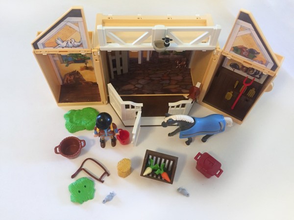 Playmobil Horse stable secret play box set
