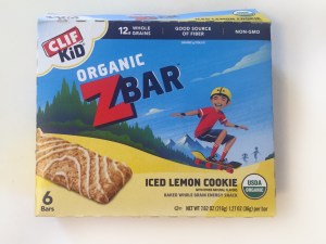 Iced Lemon Cookie Clif Z Bar box