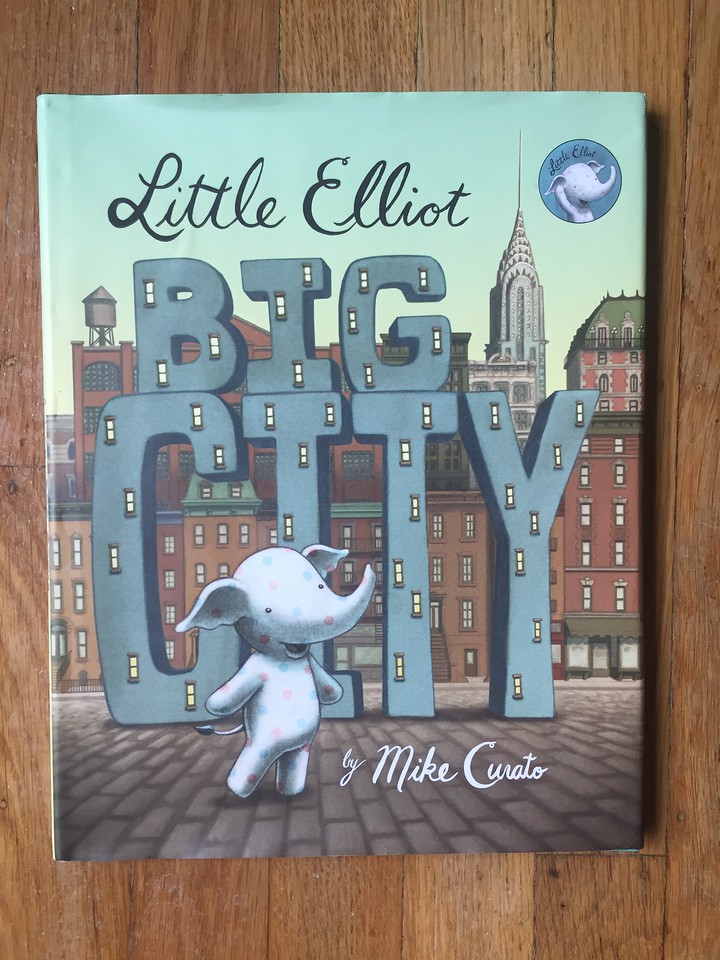 Little Elliot Big City picture book for kids by Mike Curato
