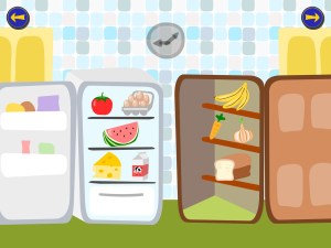 Food vocabulary builder from Gus on the Go app