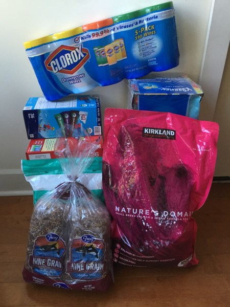 Big box items delivered from Costco