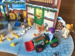 Playmobil Farm Advent calendar characters and accessories on play mat