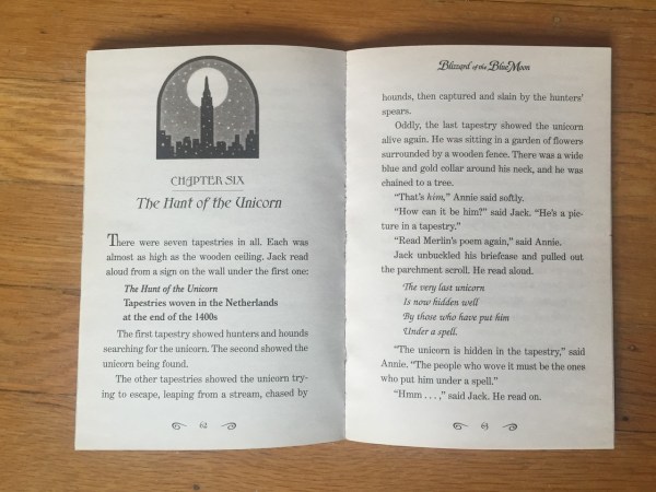 Merlin Missions Magic Tree House Blizzard on Blue Moon Chapter six