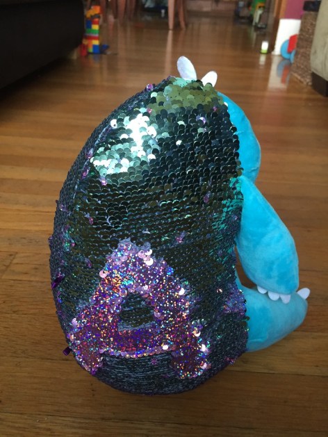 Weighted sensory reversible sequin pets Creativity for Kids blue speedy the sloth