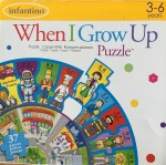 Infantino Alphabet Jobs When I Grow Up Puzzle circle shaped