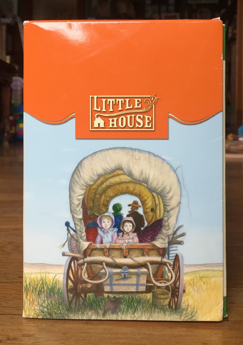 Little House on the Prairie nine volume set covered wagon photo Laura Ingalls Wilder
