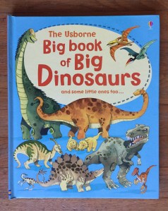 Usborne big book of big dinosaurs with huge oversized fold out pages picture