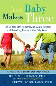 And Baby Makes Three book cover by Dr. John and Julie Gottman on Amazon