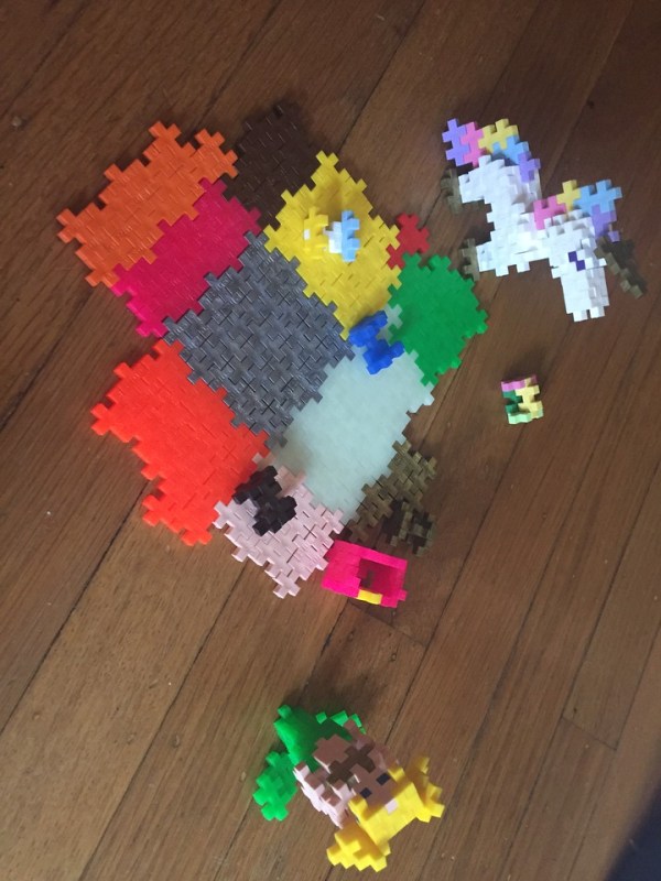 Plus Plus construction building toy Mystery Makers blind boxes six boxes combined into set and flat mat