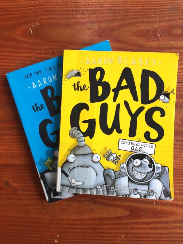 The Bad Guys Books by Aaraon Blabey Intergalactic Gas and Attack of the Zittens