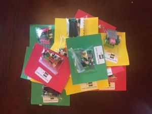 Lego Valentine's Day craft for kids classmates