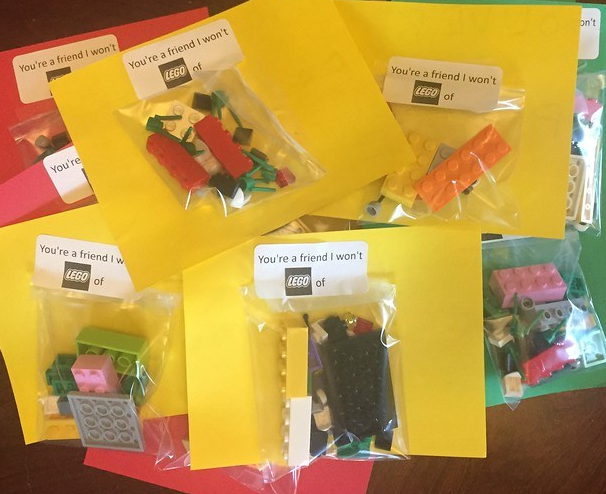 Easy Lego Valentines