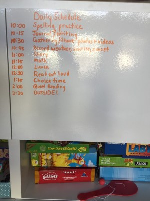 Daily schedule for homeschooling three kids during covid-19 coronavirus