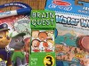 Melissa and Doug Water Wow Deluxe Around town activity book Imagine Ink Paw Patrol activity book and Brain Quest Deck ages 8-9 Grade 3 in box