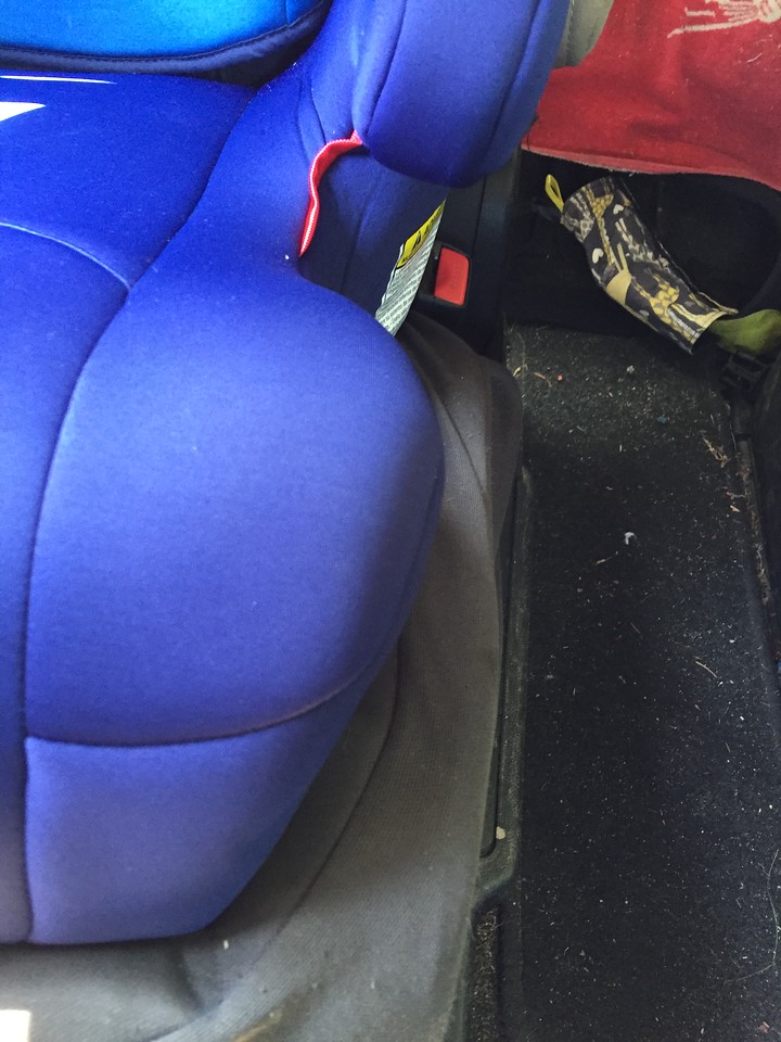 Diono Cambria 2 highback booster seat belt path