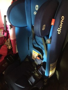 Diono Radian 3RXT 3-in-1 convertible car seat in blue