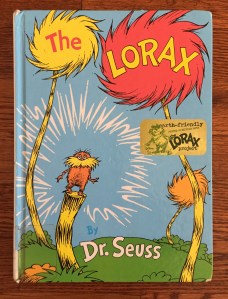 The Lorax book cover by Dr. Seuss