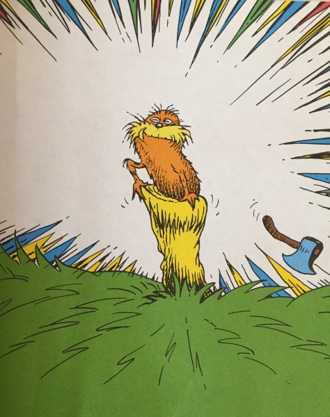 The Lorax illustration by Dr. Seuss