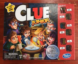 Clue Junion board game mystery solving game for kids