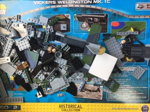 COBI Historical Collection Vickers Wellington MK model airplane building bricks set toy for kids