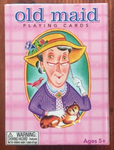 Old Maid card game in box from eeboo