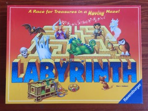 Labyrinth board game in box
