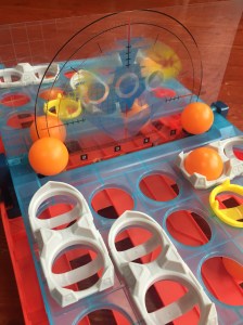 Battleship Shots game orange balls