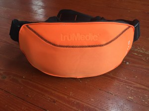 Magic Hands Massager in orange neoprene truMedic