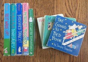 Sandra Boynton board books Moo Baa La La La The Going to Bed Book 
