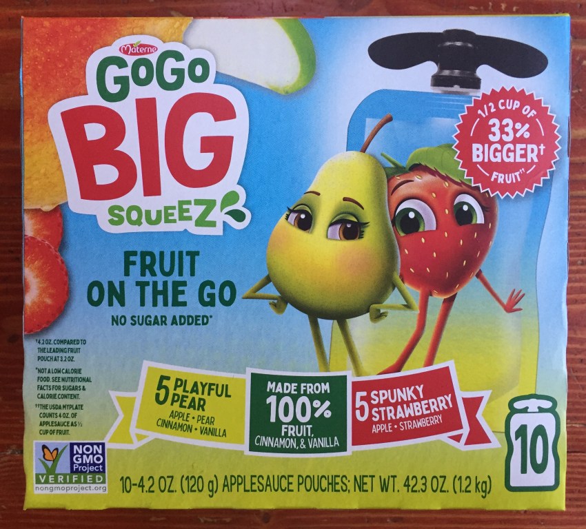GoGo Big Squeez Fruit on the Go Pouches snacks for kids