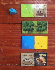 Kingdomino tiles pieces